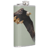 Een Bald Eagle neemt de hemel in Heupfles (Rechts)