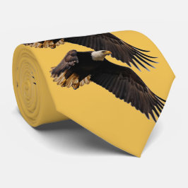 Een Bald Eagle neemt de hemel in Stropdas
