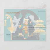 Een Balinese Meisjes Danser Briefkaart (Achterkant)