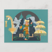 Een Balinese Meisjes Danser Briefkaart (Voorkant)