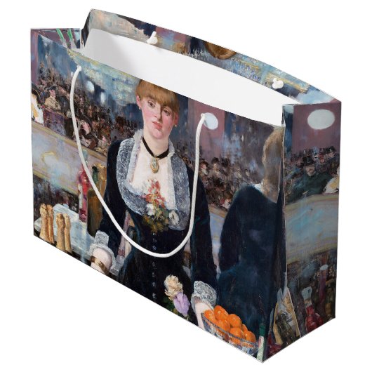 Een balk in de Folies-Bergere, Manet Large Gift Ba Groot Cadeauzakje (Achterkant Gekanteld)