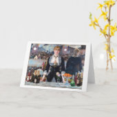 Een balk op de Folies-Bergere, Manet Kaart (Gele Bloem)