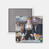Een balk op de Folies-Bergere, Manet Magneet (Voorkant / Achterkant)