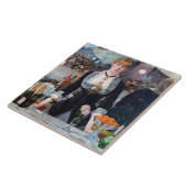 Een balk op de Folies-Bergere, Manet Tegeltje (Zijkant)