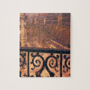 Een balkon in Parijs door Gustave Caillebotte Legpuzzel