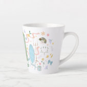 Een balletje in de Crown Inn Latte Mok (Rechts)