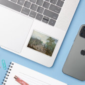 Een balspel voor een landelijk paleis sticker (Laptop met iPhone)