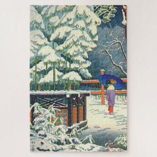 Een bamboe in het heiligdom Fujishima Takeji Legpuzzel