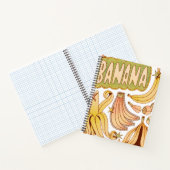 Een banaan / Illustratie van banaan  Notitieboek (Binnen)