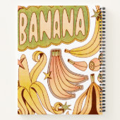 Een banaan / Illustratie van banaan  Notitieboek (Achterkant)