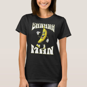 Een Banaan met een Man met een voorarmen T-shirt