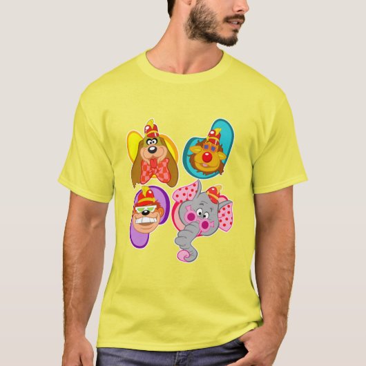 Eén banaan, twee banaan, drie banaan, vier. t-shirt (Voorkant)
