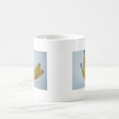 Eén banaan, twee bananen koffiemok (Center)