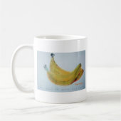 Eén banaan, twee bananen koffiemok (Links)