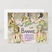 Een bananenBriefkaart Briefkaart (Voorkant / Achterkant)