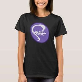 Een Band Genoemd Face: Paarse Logo T-Shirt Met Sli