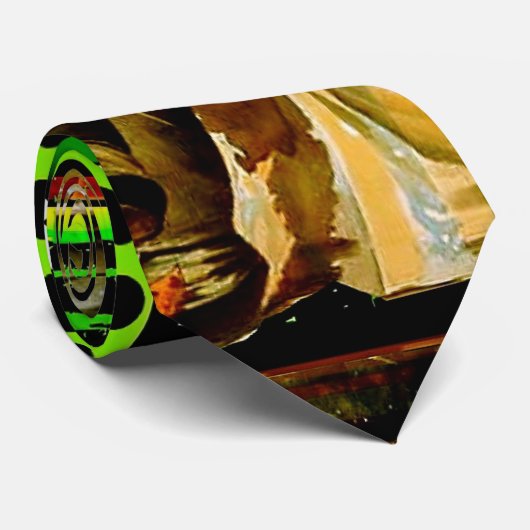 Een Banjo op mijn knie Stropdas (Opgerold)