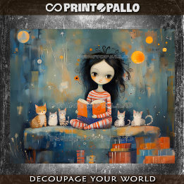 Een bank, een kat en een boek: wat nog meer? - tissuepapier