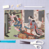 Een Banquet bij het Koshida-paleis door Yoshitoshi Tissuepapier (Craft)