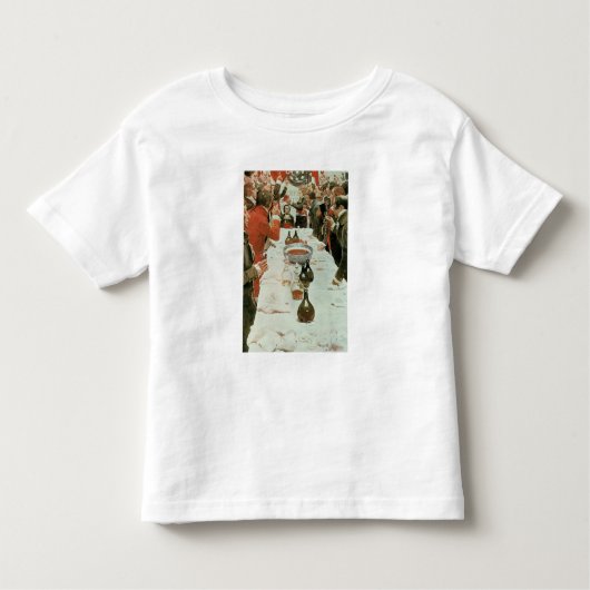 Een Banquet-to-Genet illustratie uit Washington Kinder Shirts (Voorkant)