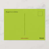 Een Banyan boom op de Malediven Briefkaart (Achterkant)