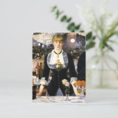 Een bar bij de Folies-Bergère Briefkaart (Staand voorkant)