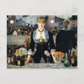 Een bar bij de Folies-Bergère door Manet Briefkaart (Voorkant)