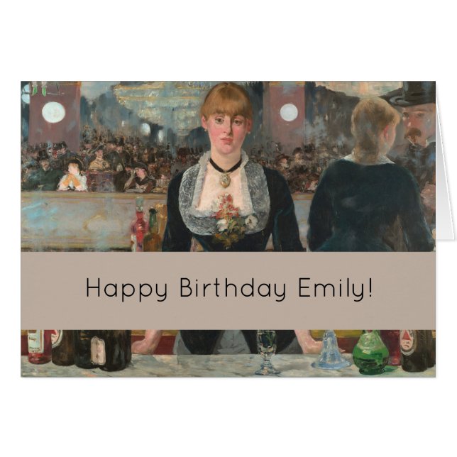 Een bar bij de Folies-Bergère Edouard Manet (Voorkant Horizontaal)