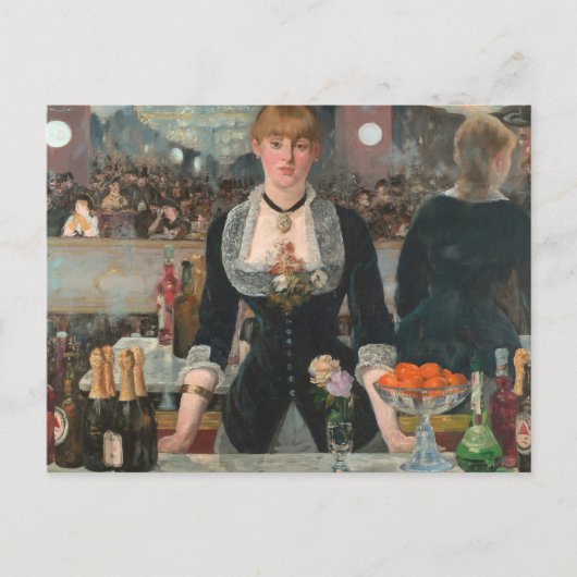 Een bar bij de Folies-Bergère Edouard Manet Briefkaart (Voorkant)