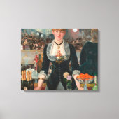 Een bar bij de Folies-Bergère Edouard Manet Canvas Afdruk (Voorkant)