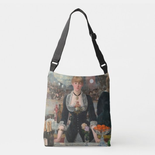 Een bar bij de Folies-Bergère Edouard Manet Crossbody Tas (Voorkant)