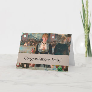 Een bar bij de Folies-Bergère Edouard Manet Kaart