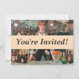 Een bar bij de Folies-Bergère Edouard Manet Kaart