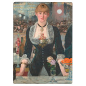 Een bar bij de Folies-Bergère Edouard Manet Klembord (Achterkant)