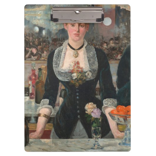 Een bar bij de Folies-Bergère Edouard Manet Klembord (Voorkant)