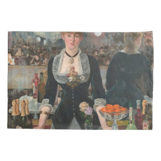 Een bar bij de Folies-Bergère Edouard Manet Kussensloop (Achterkant)