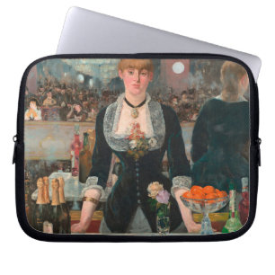 Een bar bij de Folies-Bergère Edouard Manet Laptop Sleeve