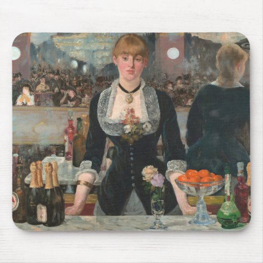 Een bar bij de Folies-Bergère Edouard Manet Muismat (Voorkant)