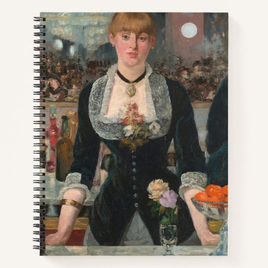 Een bar bij de Folies-Bergère Edouard Manet Notitieboek (Voorkant)