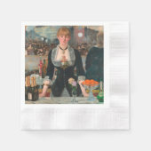 Een bar bij de Folies-Bergère Edouard Manet Servet (Voorkant)