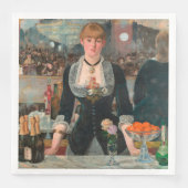Een bar bij de Folies-Bergère Edouard Manet Servet (Voorkant)