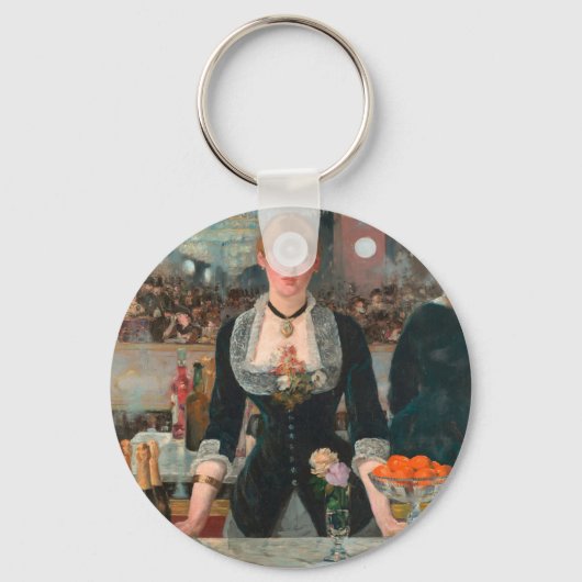 Een bar bij de Folies-Bergère Edouard Manet Sleutelhanger (Voorkant)