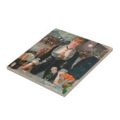 Een bar bij de Folies-Bergère Edouard Manet Tegeltje (Zijkant)