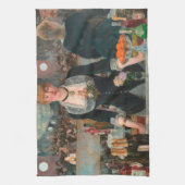 Een bar bij de Folies-Bergère Edouard Manet Theedoek (Verticaal)
