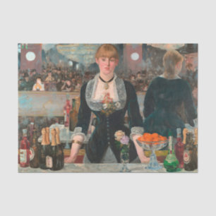 Een bar bij de Folies-Bergère Edouard Manet Tissuepapier