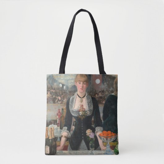 Een bar bij de Folies-Bergère Edouard Manet Tote Bag (Voorkant)