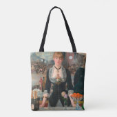 Een bar bij de Folies-Bergère Edouard Manet Tote Bag (Achterkant)