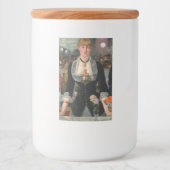 Een bar bij de Folies-Bergère Edouard Manet Voedselcontainer Etiket (Voorkant)