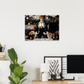 Een bar bij de Folies-Bergere Poster (Thuiskantoor)