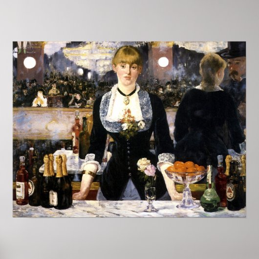 Een bar bij de Folies-Bergere Poster (Voorkant)
